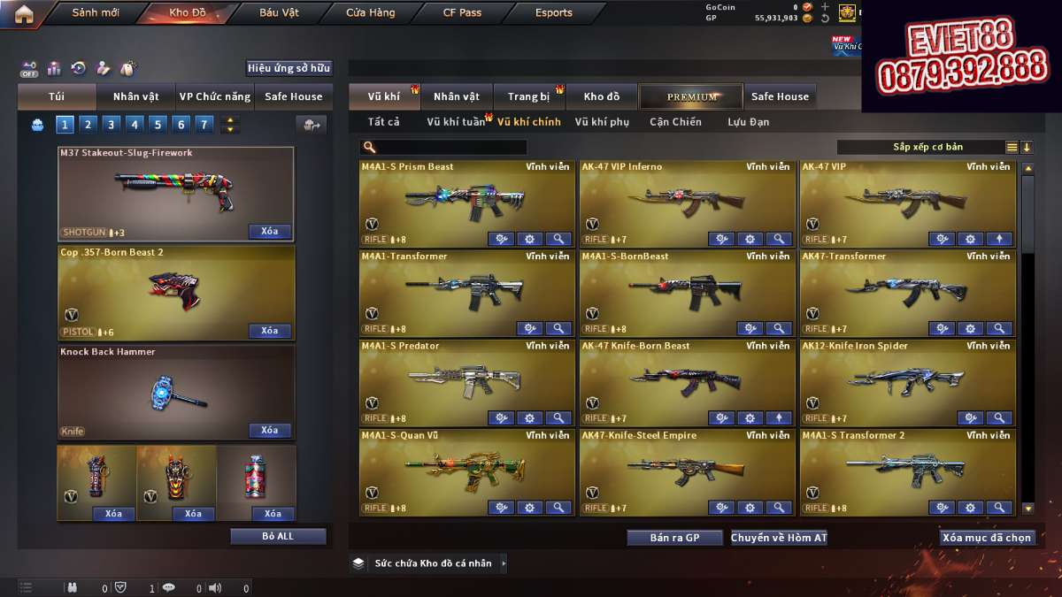 shop acc cf uy tin gia re